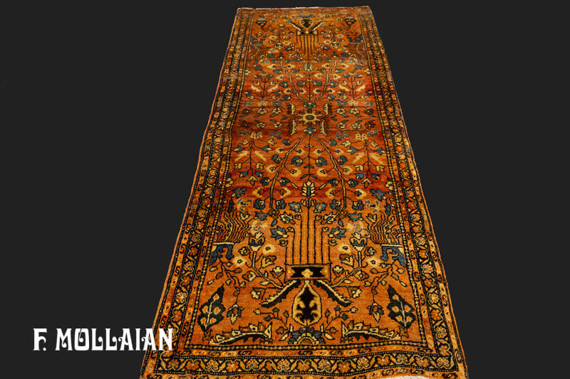 Antique Persian Saruk Farahan Rug (146x54 cm)